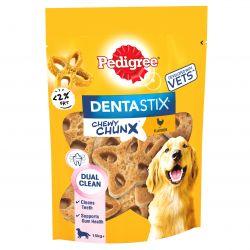 PEDIGREE Dentastix Chewy Chunx Maxi Dog Treat Chicken Flavour, 68g X 5 - Ormskirk Pets