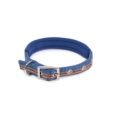 Rosewood Reflective Range Reflective Padded Collar Blue