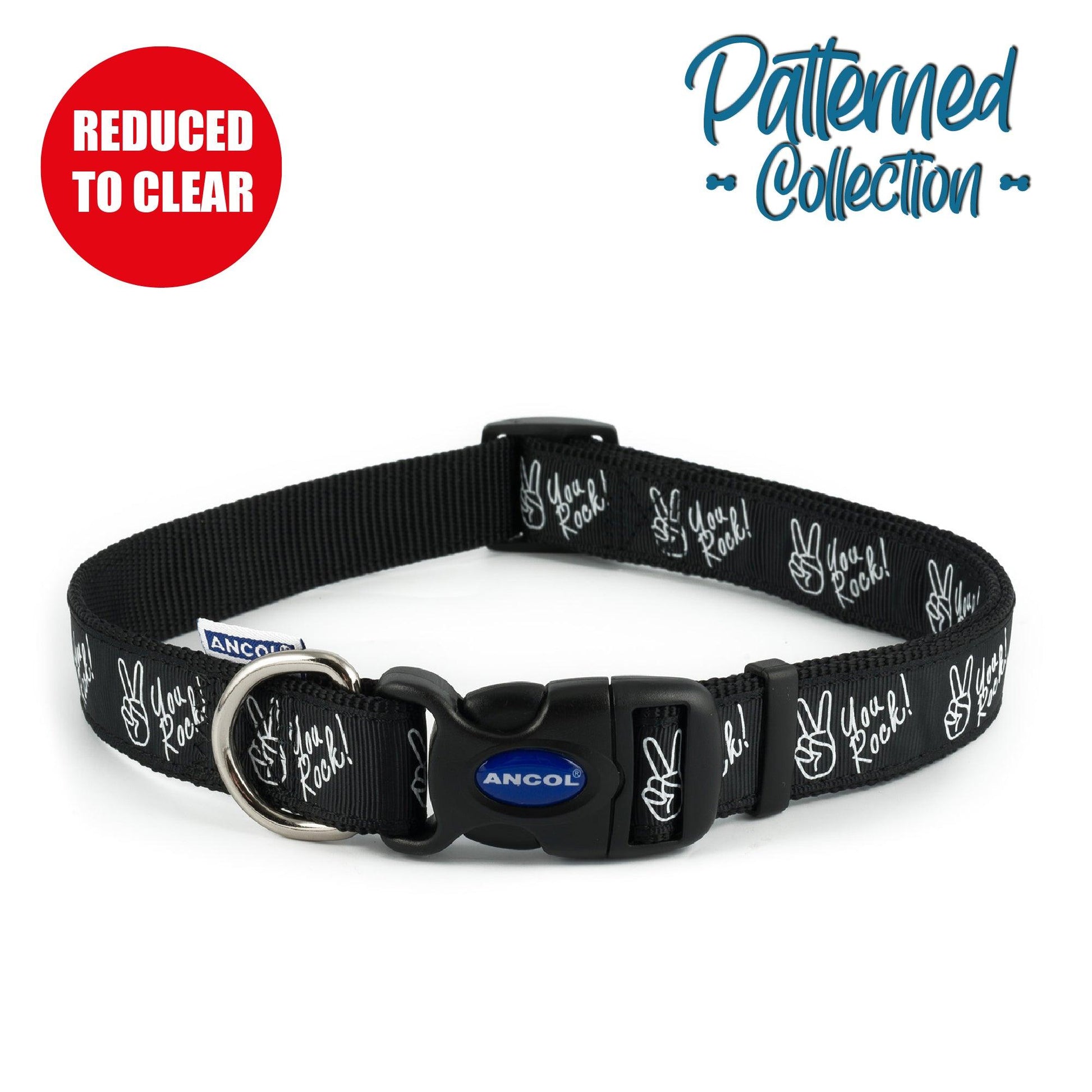 Ancol You Rock Collar 45-70cm Size 5-9 - Ormskirk Pets