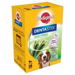 Pedigree Dentastix Fresh Adult Medium Dog Treats 28 Dental Chews 28stk - Ormskirk Pets