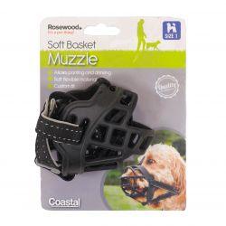 Rosewood Soft Muzzle Black size 1 - Ormskirk Pets