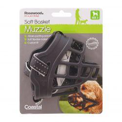 Rosewood Soft Muzzle Black size 3 - Ormskirk Pets