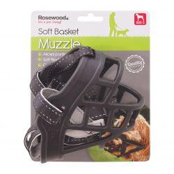 Rosewood Soft Muzzle Black size 5 - Ormskirk Pets