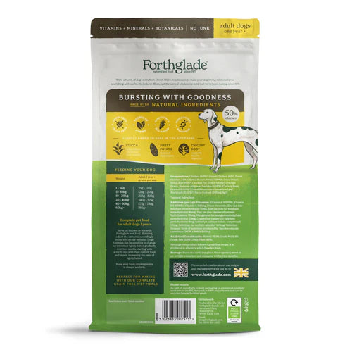 Forthglade Chicken Lightly Baked Natural Dry Dog Food, 6kg