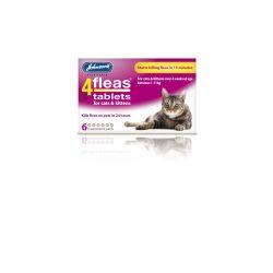 Johnson's 4fleas Kitten/Cat Tabs 6tabs - Ormskirk Pets