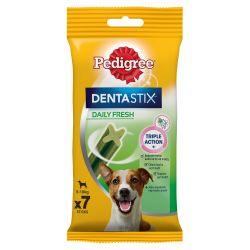 Pedigree Dentastix Fresh Daily Adult Small Dog Treats 7 Dental Chews x 10 - Ormskirk Pets