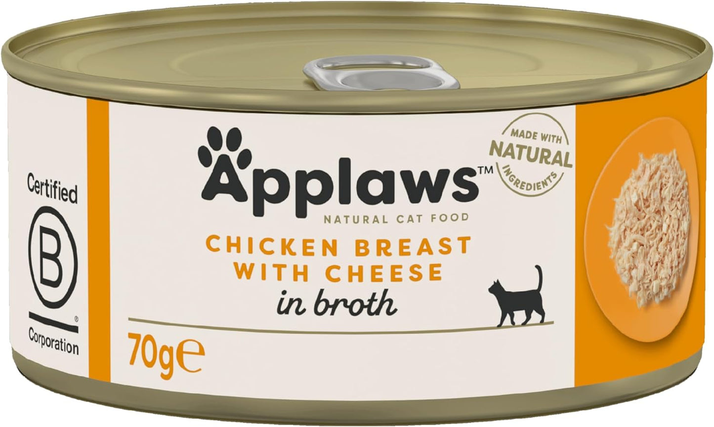 Applaws Cat Chicken & Cheese 70g x 24