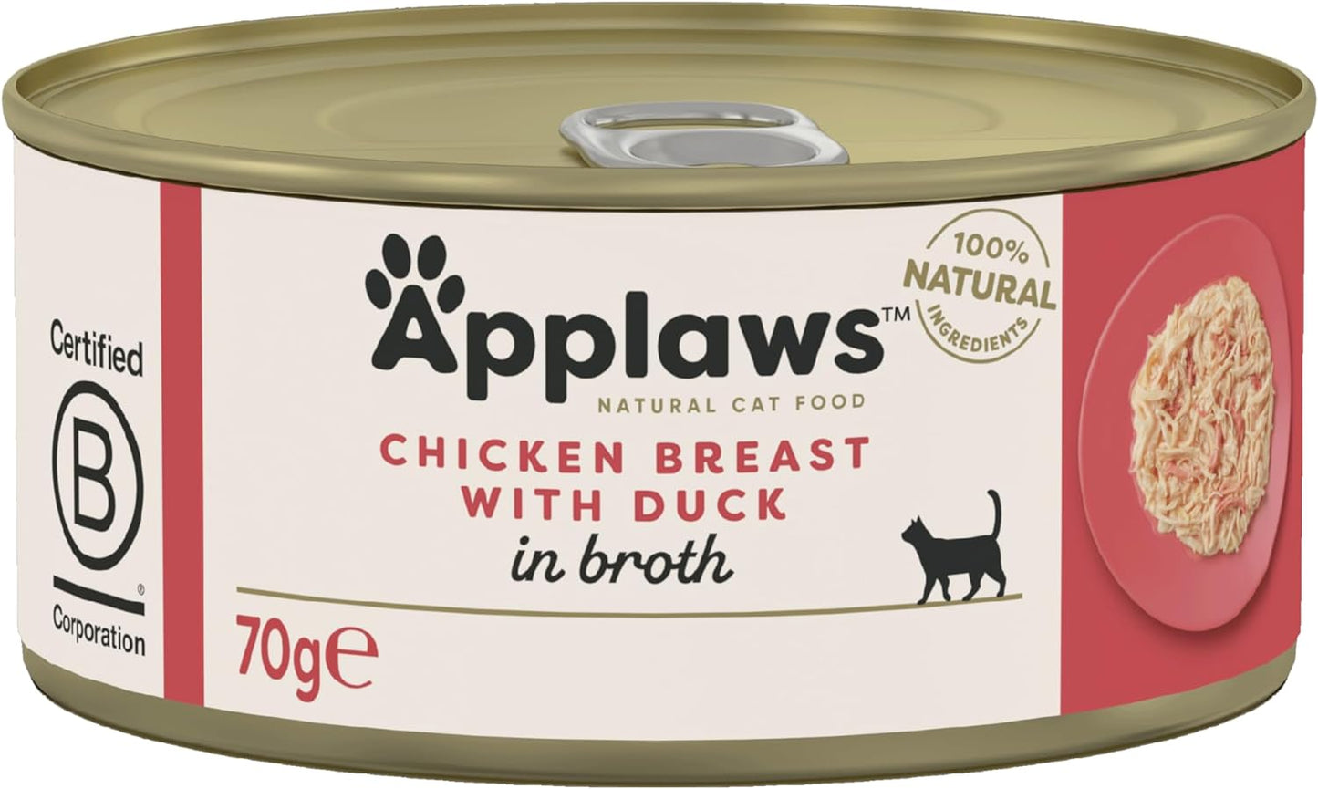 Applaws Cat Tin Chicken & Duck 70g x 24