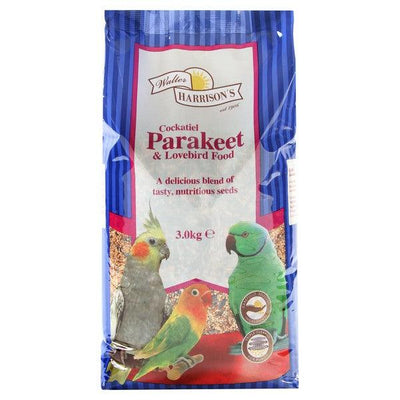 Harrisons Cockatiel Parakeet & Lovebird 3kg - Ormskirk Pets