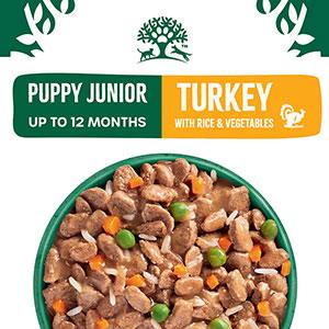 James Wellbeloved Puppy Wet Dog Food Turkey & Rice in Gravy Pouch 12 x 90g - Ormskirk Pets