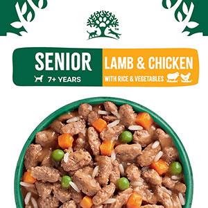 James Wellbeloved Senior Wet Dog Food Lamb & Chicken & Rice in Gravy 12 x 90g - Ormskirk Pets