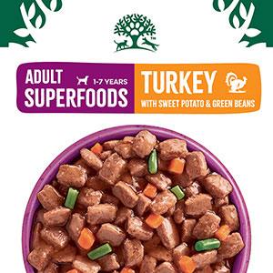 James Wellbeloved Superfoods Adult Wet Dog Food Turkey Gravy Pouch 12 x 90g - Ormskirk Pets