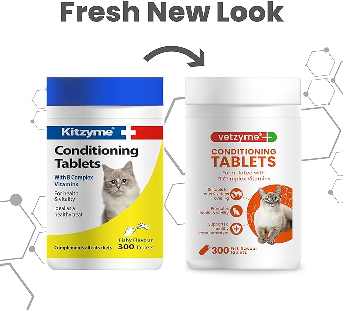 Kitzyme Conditioning Tablets Cats 300s