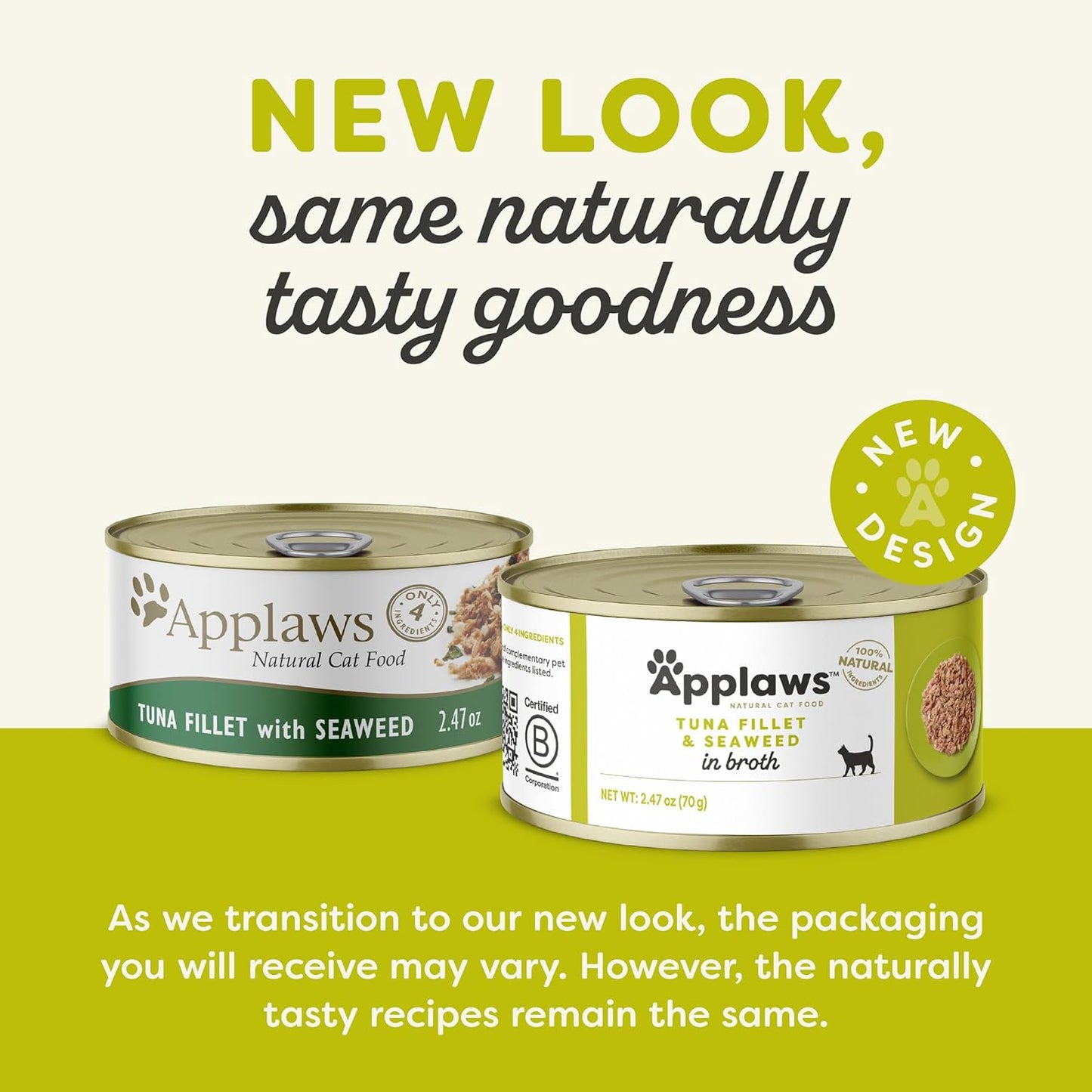 Applaws Cat Tuna & Seaweed (Broth) 70g x 24