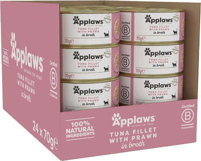 Applaws Cat Tuna & Prawn 70g x 24