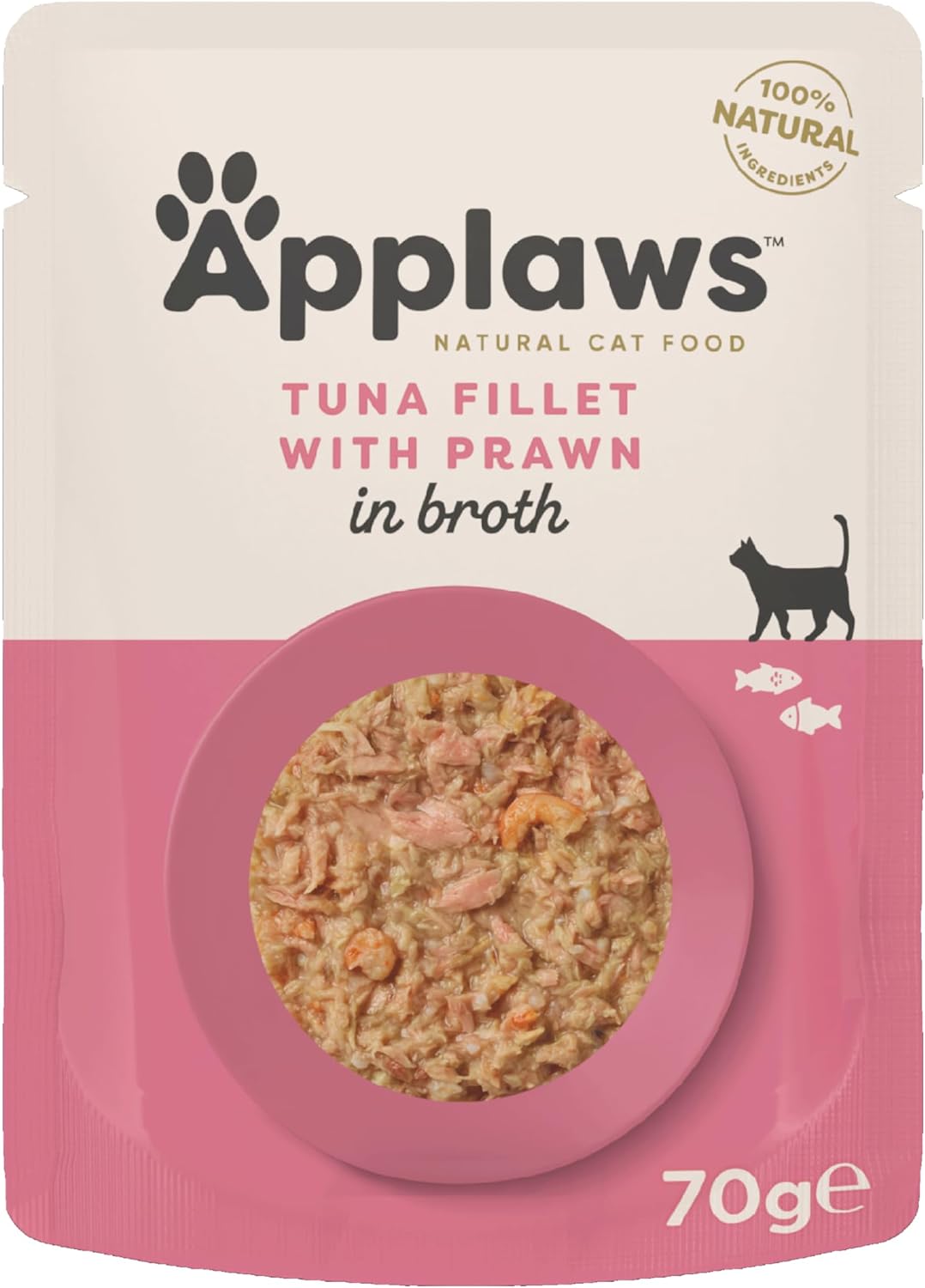 Applaws Cat Pouch Tuna with Pacific Prawn 12 x 70g