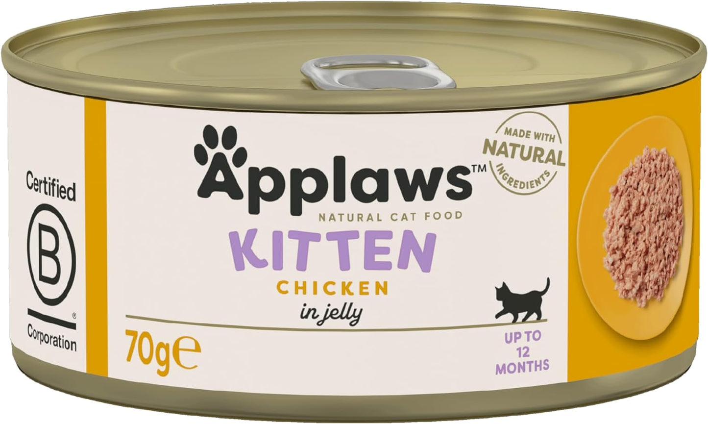 Applaws Kitten Chicken 70g x 24