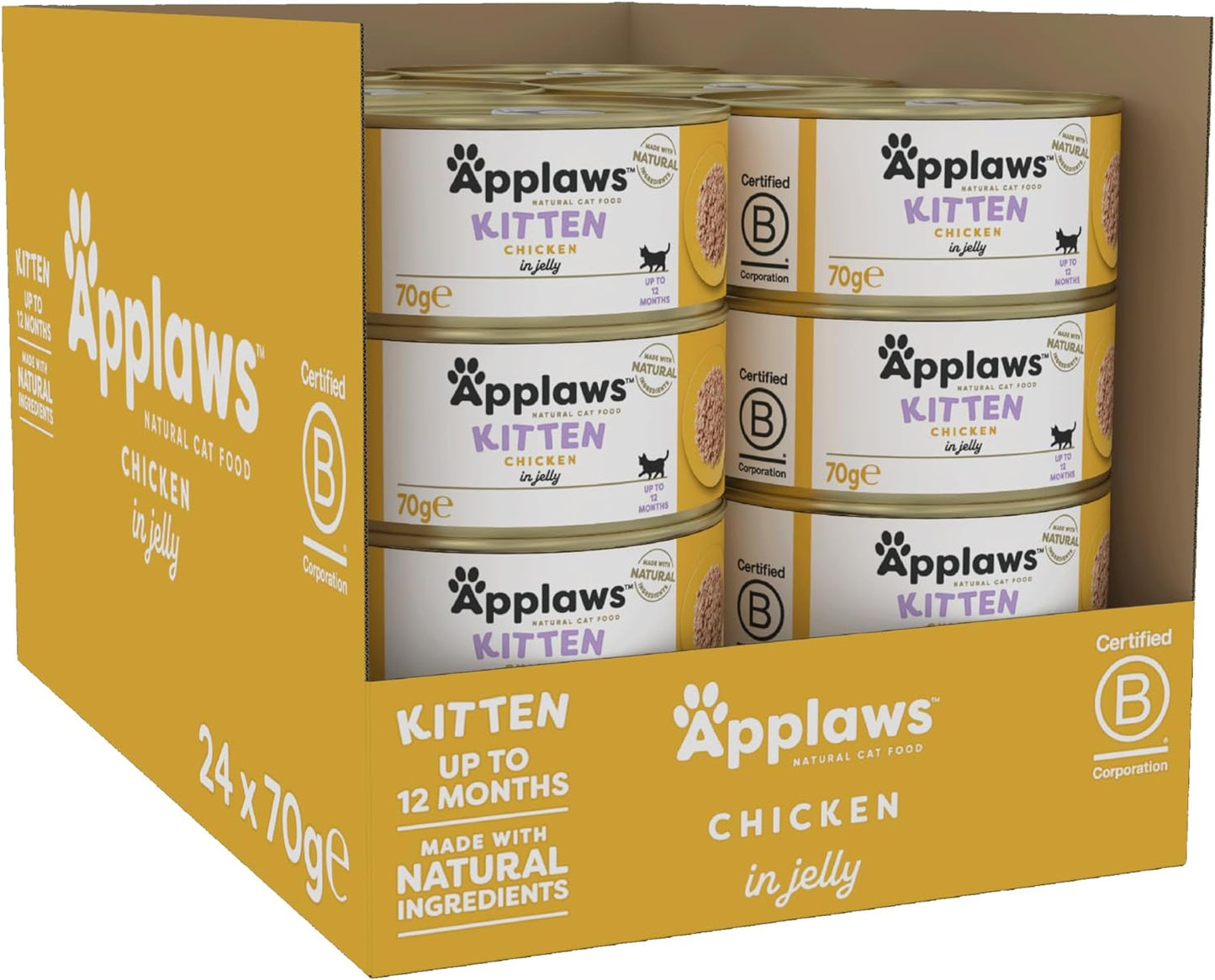 Applaws Kitten Chicken 70g x 24