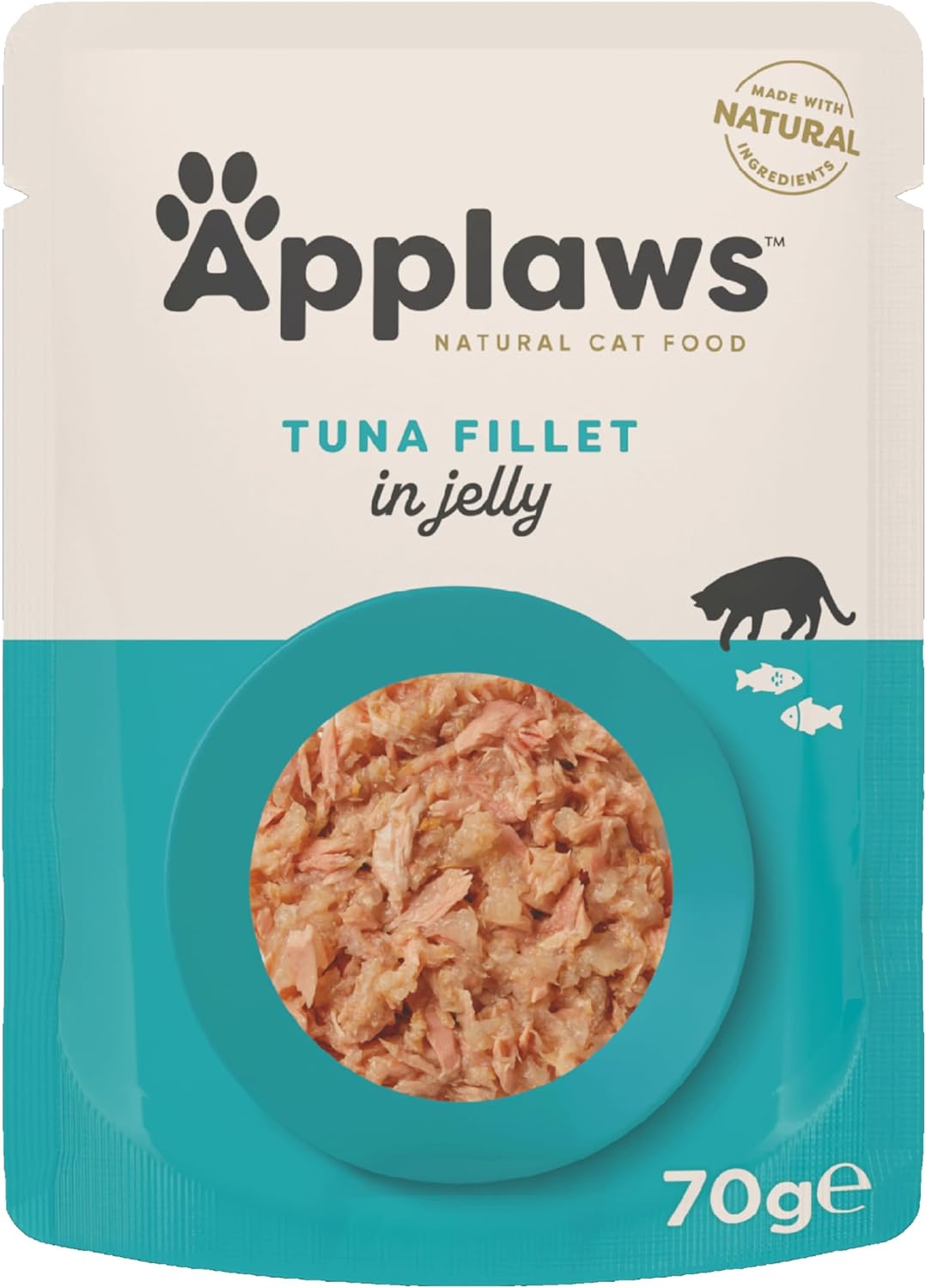 Applaws Cat Pouch Tuna Fillet In Jelly 70G  x 16