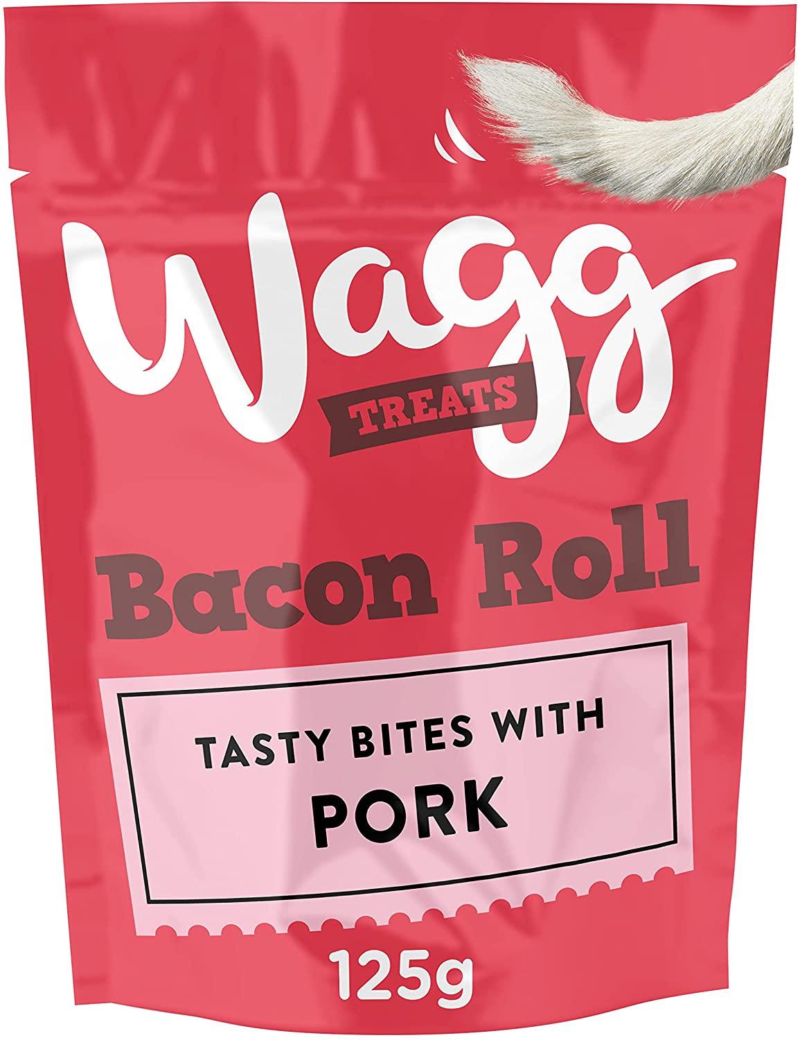 Wagg Bacon Roll Treats 125g - Ormskirk Pets