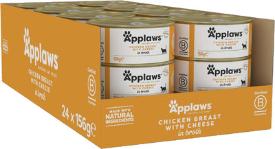 Applaws Cat Chicken & Cheese 156g x 24