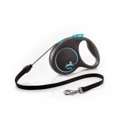 Flexi Black Design M Cord 5M Blue Med - Ormskirk Pets