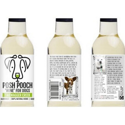 Woof & Brew Posh Pooch Wine For Dogs Pethouse White 250ml - Ormskirk Pets