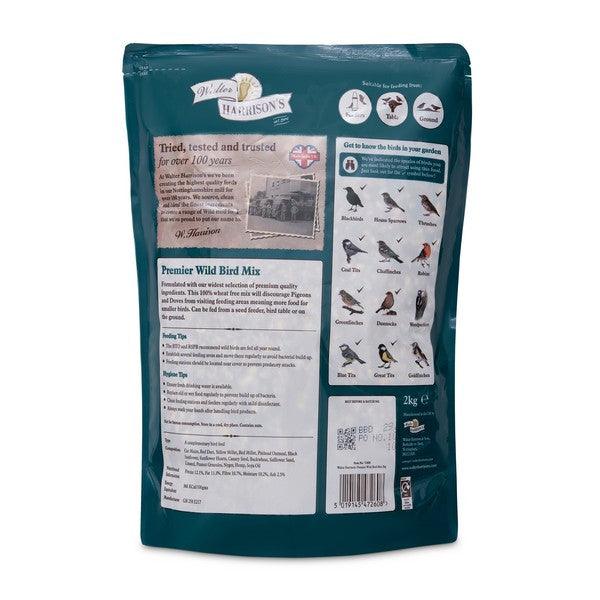 Harrisons Premier Wild Bird Mix 2kg Pouch - Ormskirk Pets