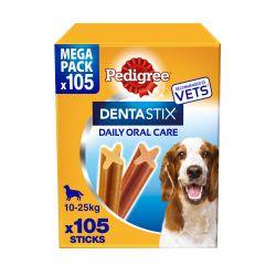 Pedigree Dentastix Daily Adult Medium Dog Treats 105stk - Ormskirk Pets