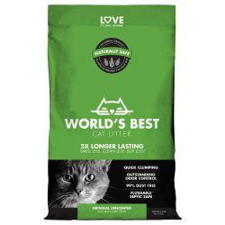 Worlds Best Cat Litter 14lb Original Unscented (6.35kg) 14lb - Ormskirk Pets