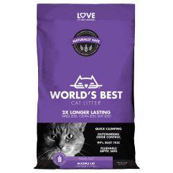 Worlds Best Cat Litter 14lb Lavender Scented (6.35kg) 14lb - Ormskirk Pets