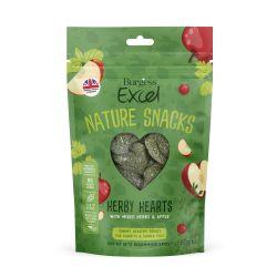 Burgess Excel Herby Hearts with apple, 60g - Ormskirk Pets