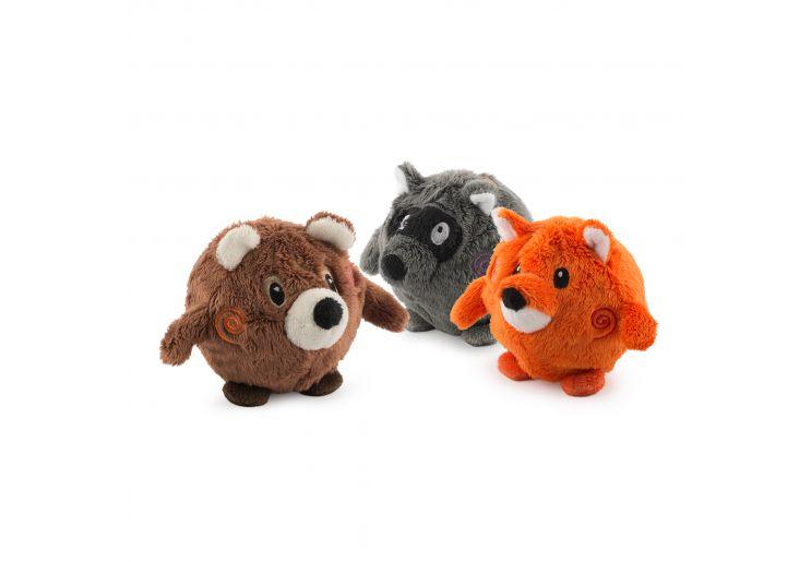 Ancol Bouncing Woodland Friends Dog Puppy Toy