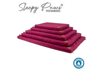 Ancol Nest of 5 Waterproof Pad Beds Burgundy