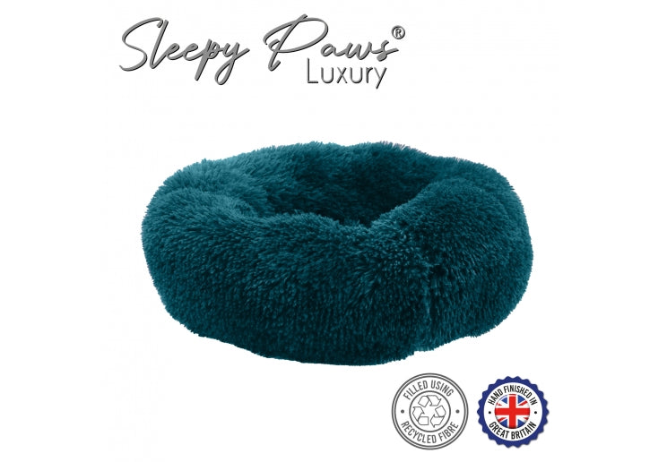 Ancol Super Plush Donut Bed Teal