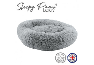 Ancol Super Plush Donut Bed Slate Grey