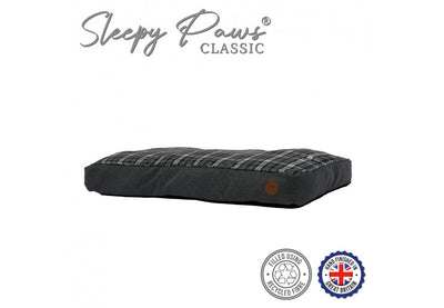 Ancol Black And Grey Tartan Mattress