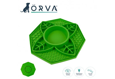 Ancol Orva Suction Cup Slow Feeder (Leaf Design)