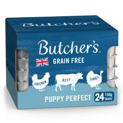 Butchers Puppy Perfect Foil Tray 24x150g - Ormskirk Pets