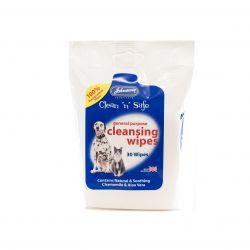 Johnson's Cleansing Wipes 30's - Ormskirk Pets