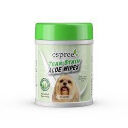 Espree Tear Stain Aloe Wipes 60's - Ormskirk Pets