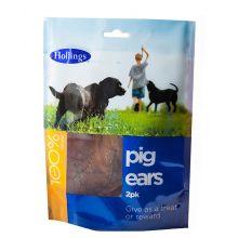 Hollings Pigs Ears Display Pack 2 Pack (x10) - Ormskirk Pets