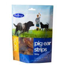 Hollings Pig Ear Strip Pre Pack 150g - Ormskirk Pets