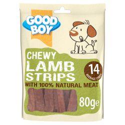 Good Boy Chewy Lamb Strips 80g - Ormskirk Pets