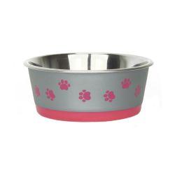 Classic Hybrid Stainless Steel Dish Pink 700ml - Ormskirk Pets