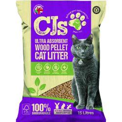 CJ's Ultra Wood Litter, 15ltr - Ormskirk Pets