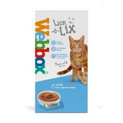 Webbox Cat Lick-e-lix Liver 5pk - Ormskirk Pets