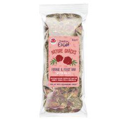 Burgess Excel Forage & Feast Hay Bar With Rose 60G - Ormskirk Pets