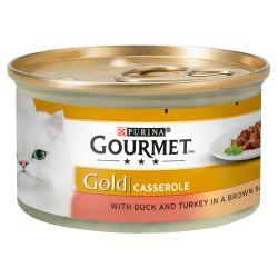 Gourmet Gold Casserole Duck & Turkey 85g x 12 - Ormskirk Pets