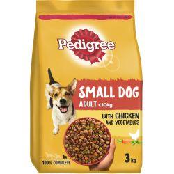 PEDIGREE Small Dog Complete Dry with Chicken and Vegetables 3kg - Ormskirk Pets